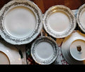 Silver Trimmed Belcrest Dining ware