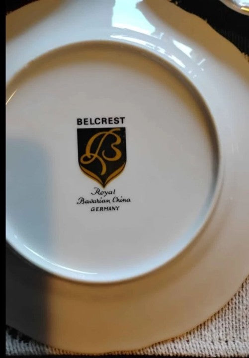 Silver Trimmed Belcrest Dining ware