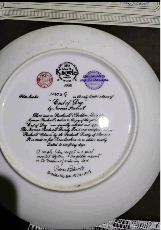 Norman Rockwell Collectible Plates