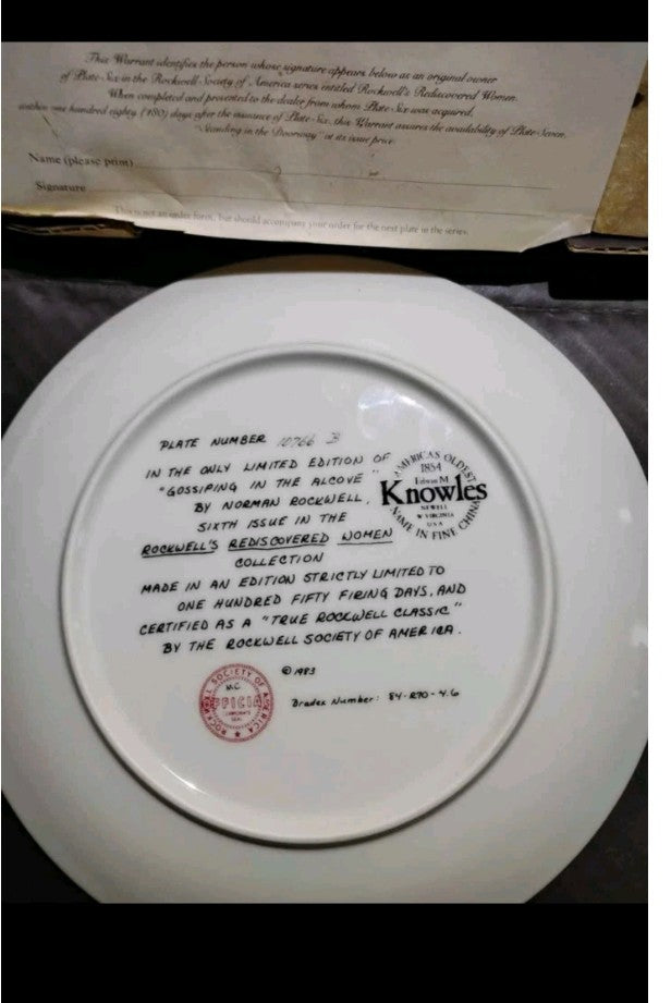 Norman Rockwell Collectible Plates